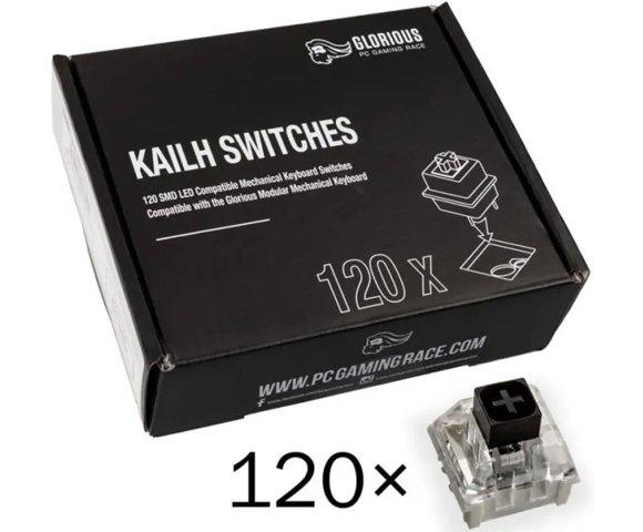 Glorious Kailh switches - Black Linear (120pcs) - slika 2