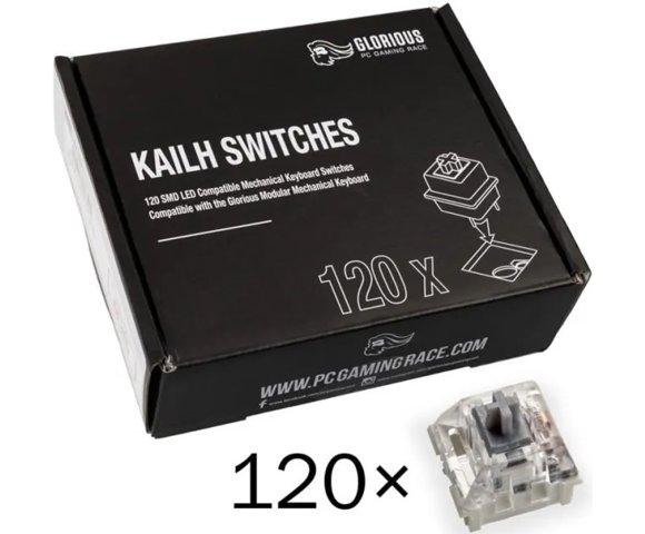 Glorious Kailh Switch - Silver Linear (120pcs) - slika 2