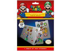 Pyramid Super Mario Mushroom Kingdom Tech Stickers