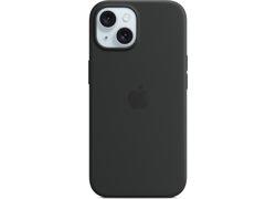 Apple iPhone 15 Silicone Case with MagSafe Black