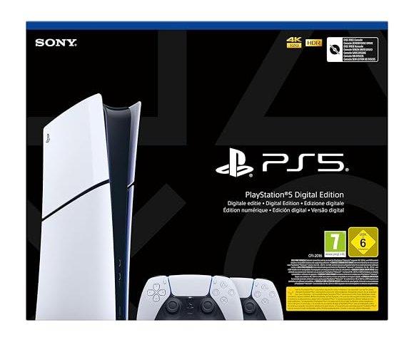 Sony PlayStation 5 Slim Digital Edition + PS5 Dualsense Wireless Controller - slika 3