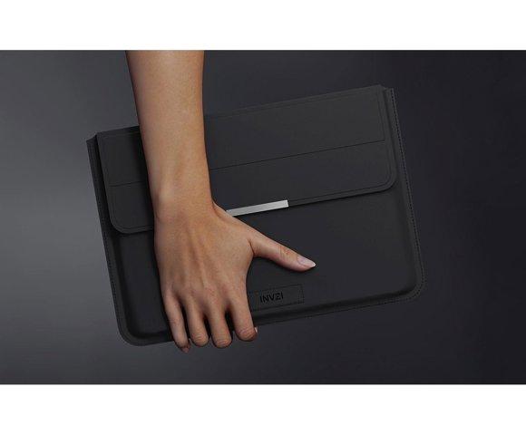 INVZI Leather Case 13/14 MacBook Pro/Air (Black) - slika 3
