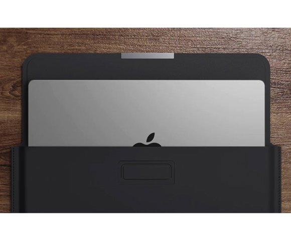 INVZI Leather Case 13/14 MacBook Pro/Air (Black) - slika 4