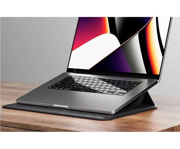 INVZI Leather Case 13/14 MacBook Pro/Air (Black) - slika 5