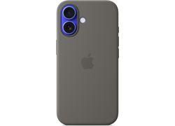 Apple iPhone 16 Silicone Case with MagSafe Stone Gray