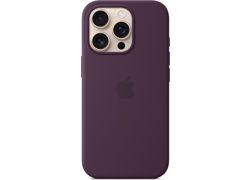 Apple iPhone 16 Pro Silicone Case with MagSafe Plum