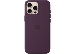 Apple iPhone 16 Pro Max Silicone Case with MagSafe Plum