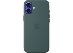 Apple iPhone 16 Plus Silicone Case with MagSafe Lake Green (Seasonal)