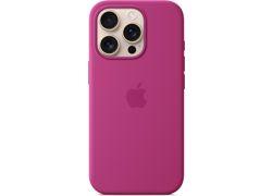 Apple iPhone 16 Pro Silicone Case with MagSafe Fuchsia (Seasonal)