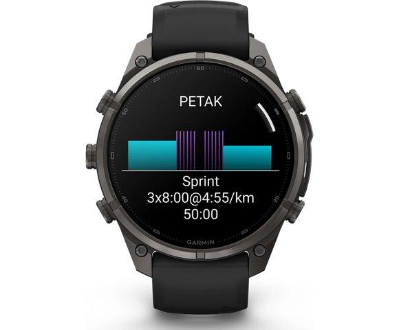 GARMIN Fenix 9 Pro inReach 47mm Titanium Grey smartwatch - slika 9