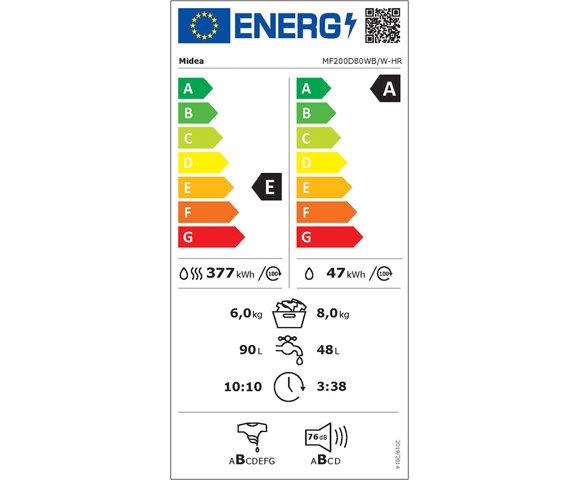 Midea MF200D80WB/W-HR - slika 2