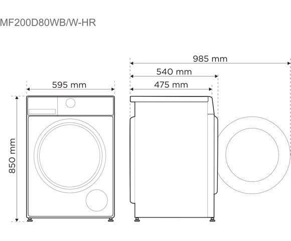 Midea MF200D80WB/W-HR - slika 3