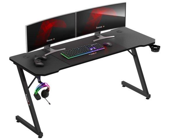 Huzaro HERO 4.8 BLACK gaming sto - slika 2
