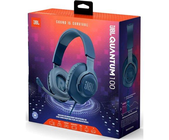 JBL Quantum 100 (Blue) slušalice - slika 4