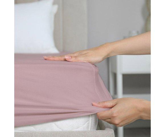 Vitapur SVILANIT Plahta Luxe saten 180x200 (Roza) posteljina - slika 2