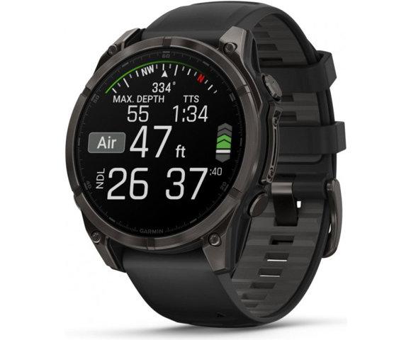 Garmin Fenix 8 47mm Sapphire Titanium Black smartwatch - slika 4
