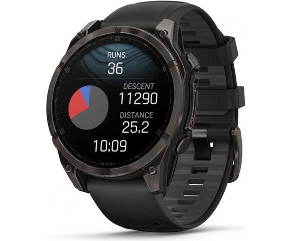 Garmin Fenix 8 47mm Sapphire Titanium Black smartwatch - slika 5