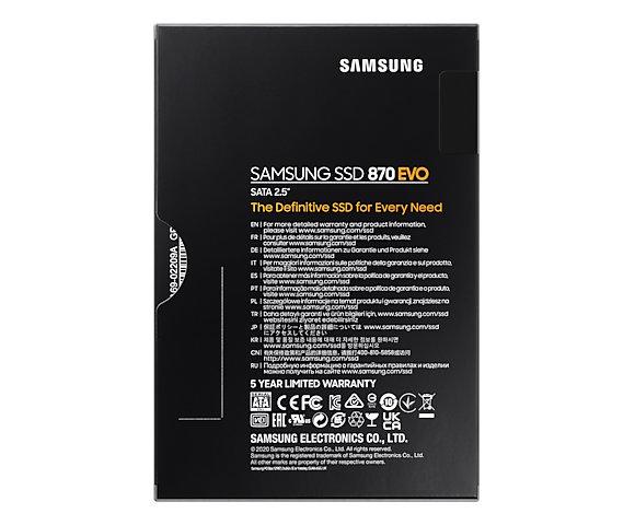 Samsung 870 EVO 500GB SSD - slika 4