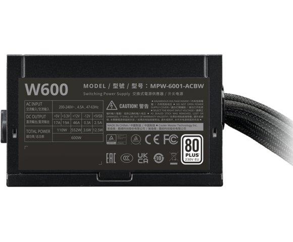 CoolerMaster Elite NEX WHITE W600 napajanje - slika 4