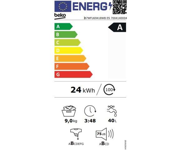 BEKO B7WFU69418WB ES - slika 7