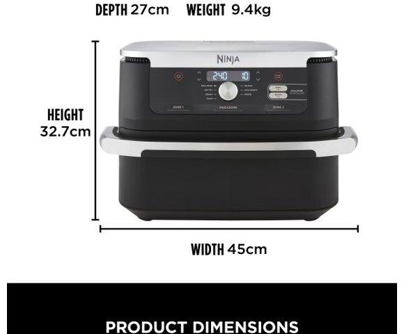 NINJA FLEXDRAWER DUAL ZONE AirFryer AF500EU - slika 6