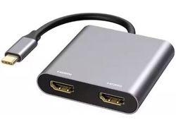 E-GREEN USB C - 2xHDMI  adapter