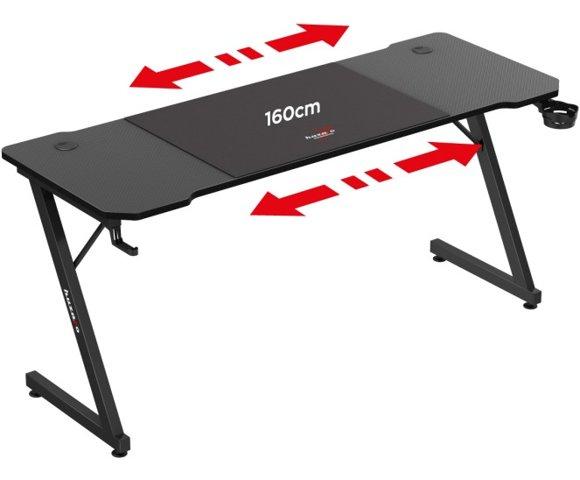 Huzaro Hero 4.8 Black gaming sto - slika 11