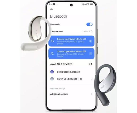 Xiaomi OpenWear Stereo (Cosmic Gray) - slika 5