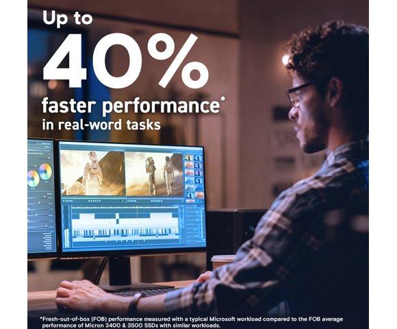 Crucial T705 1TB PCIe Gen5 NVMe M.2 SSD - slika 3