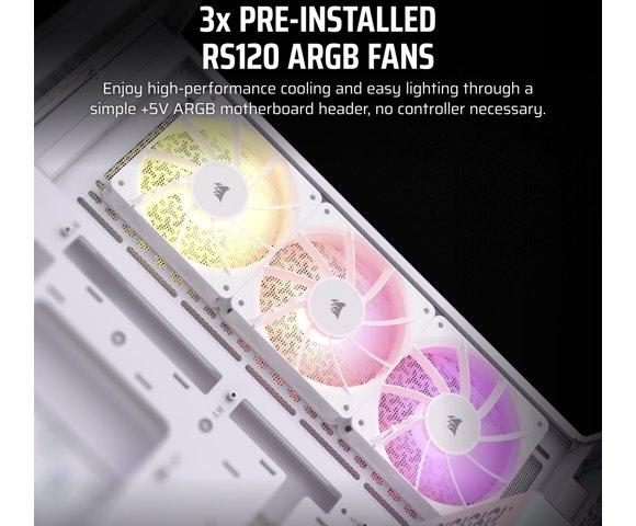 Corsair 3500X ARGB WHITE kućište - slika 4