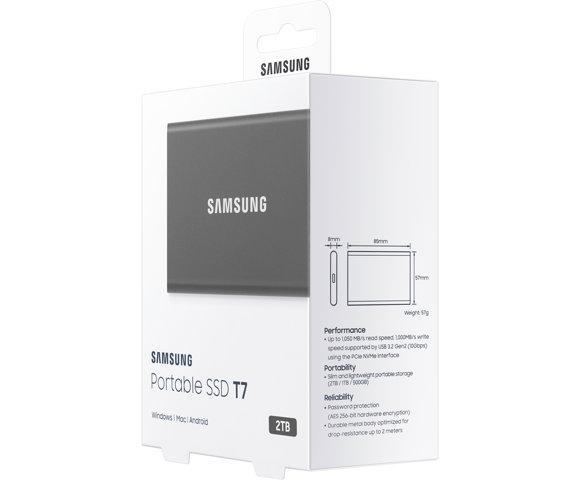 Samsung Portable SSD T7 2TB - slika 6