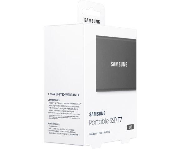 Samsung Portable SSD T7 2TB - slika 3