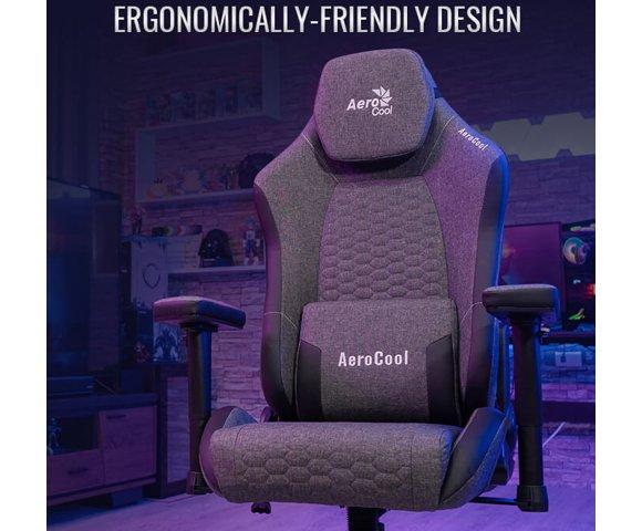 Aerocool AEROCROWN ASH GREY stolica - slika 4