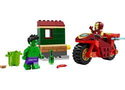 LEGO Iron Man with Bike and The Hulk
