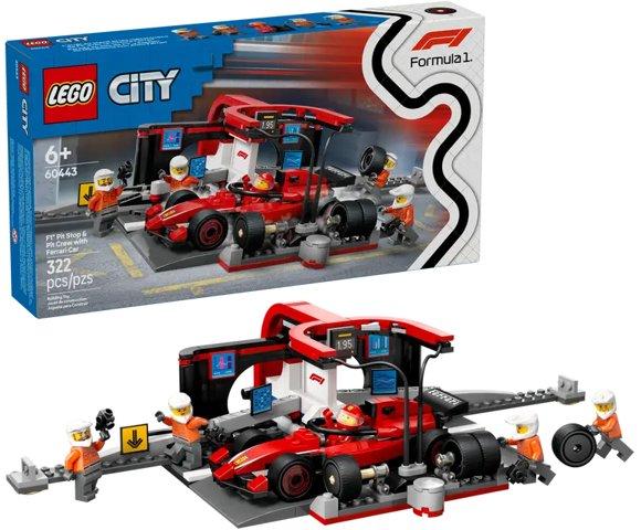 LEGO F1 Pit Stop & Pit Crew with Ferrari Car - slika 2