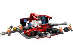 LEGO F1 Pit Stop & Pit Crew with Ferrari Car