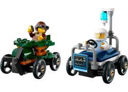LEGO Airplane vs. Hospital Bed Race Car Pack