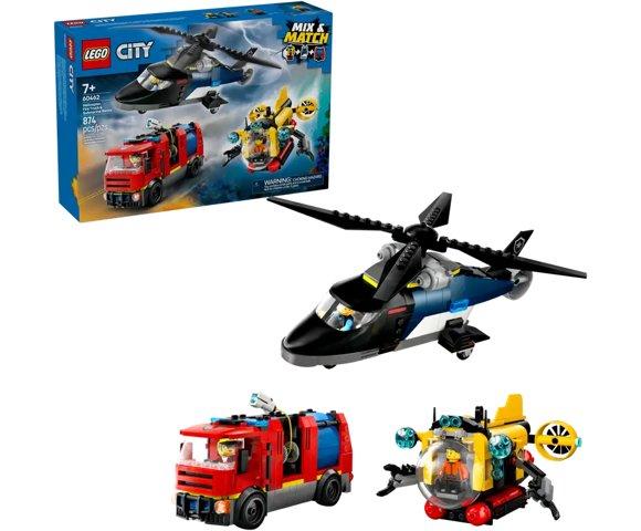 LEGO Helicopter, Fire Truck & Submarine Remix - slika 2