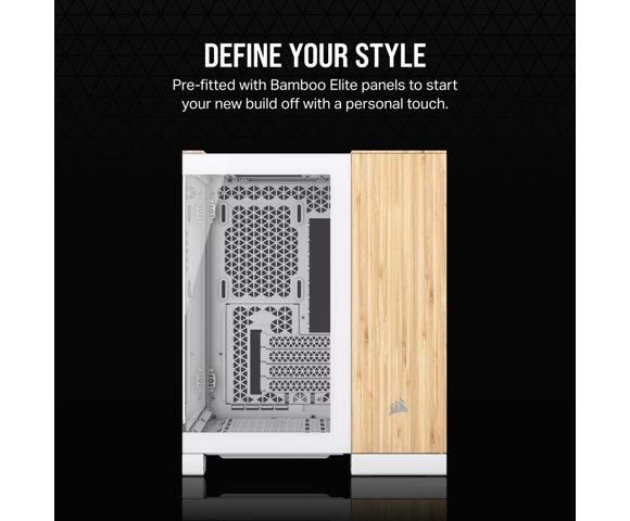 Corsair 2500X White/Bamboo Wood kućište - slika 3