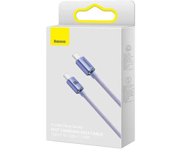 Baseus Crystal Shine USB-C 100W 2m kabl - slika 4