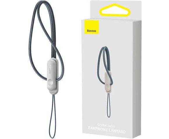 Baseus Earphone Lanyard Gray - slika 2