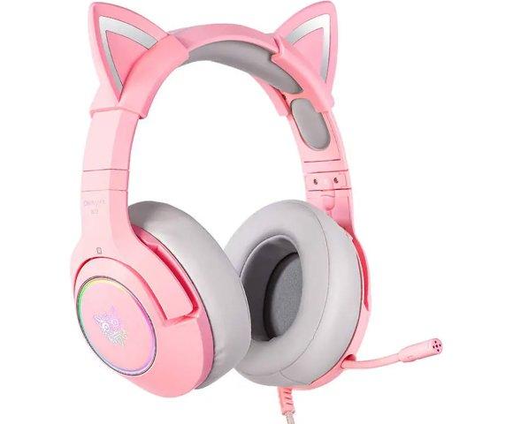 ONIKUMA K9 Cat Ears (Pink) - slika 2