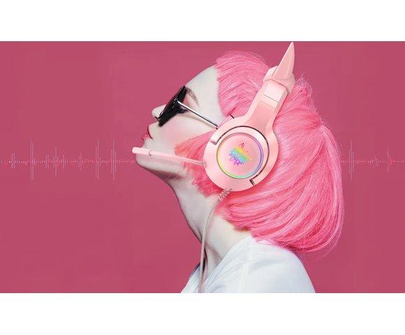 ONIKUMA K9 Cat Ears (Pink) - slika 6