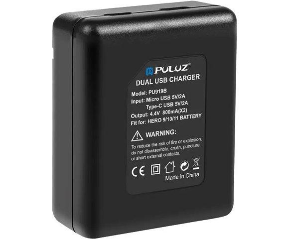 Puluz PU919B 2-slot charger - slika 4