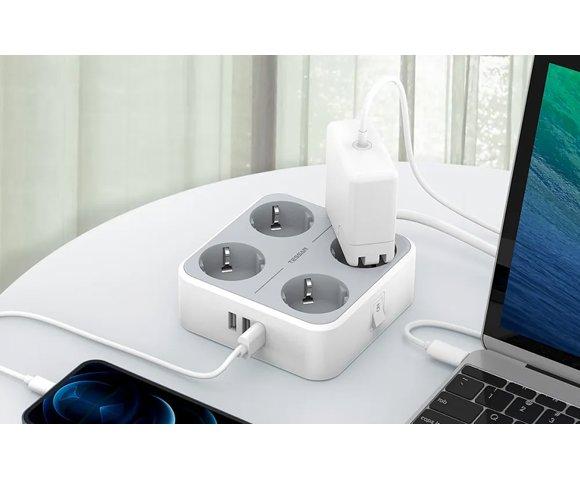 TESSAN TS-302-C-GR produžni kabl - slika 2