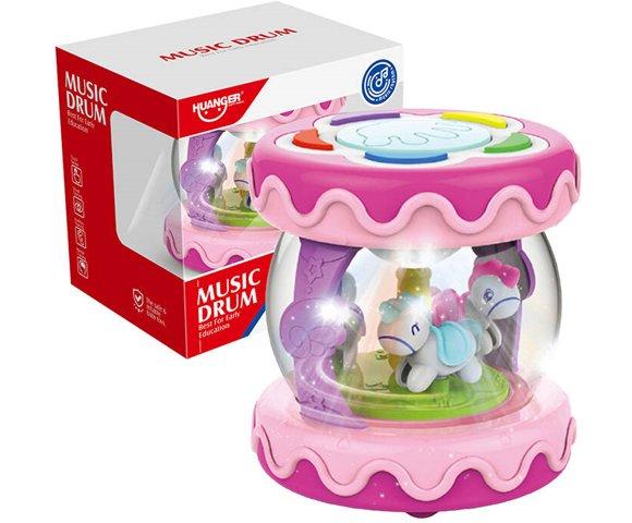 Huanger HE0702 muzički bubanj igračka - slika 2
