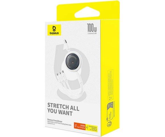 Baseus Free2Draw 3u1 100W 1.1m kabl - slika 5