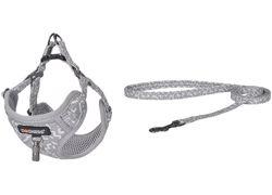 Dogness povodac i pojas set za mačku (siva)