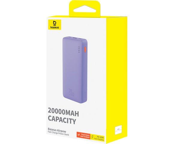 Baseus Airpow 20000 mAh 20W powerbank (Purple) - slika 4
