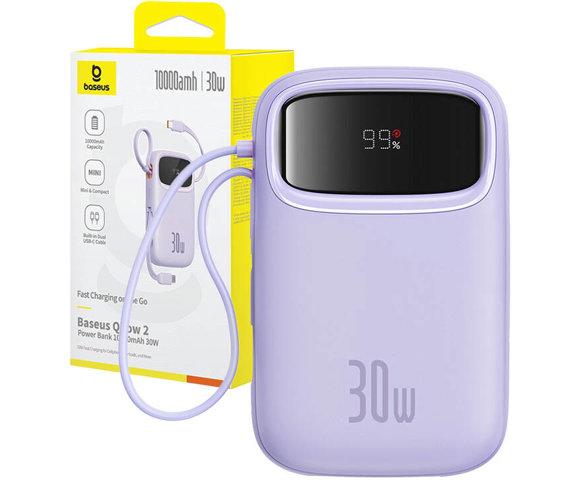 Baseus QPow 2 10000mAh 30W powerbank (Purple) - slika 6